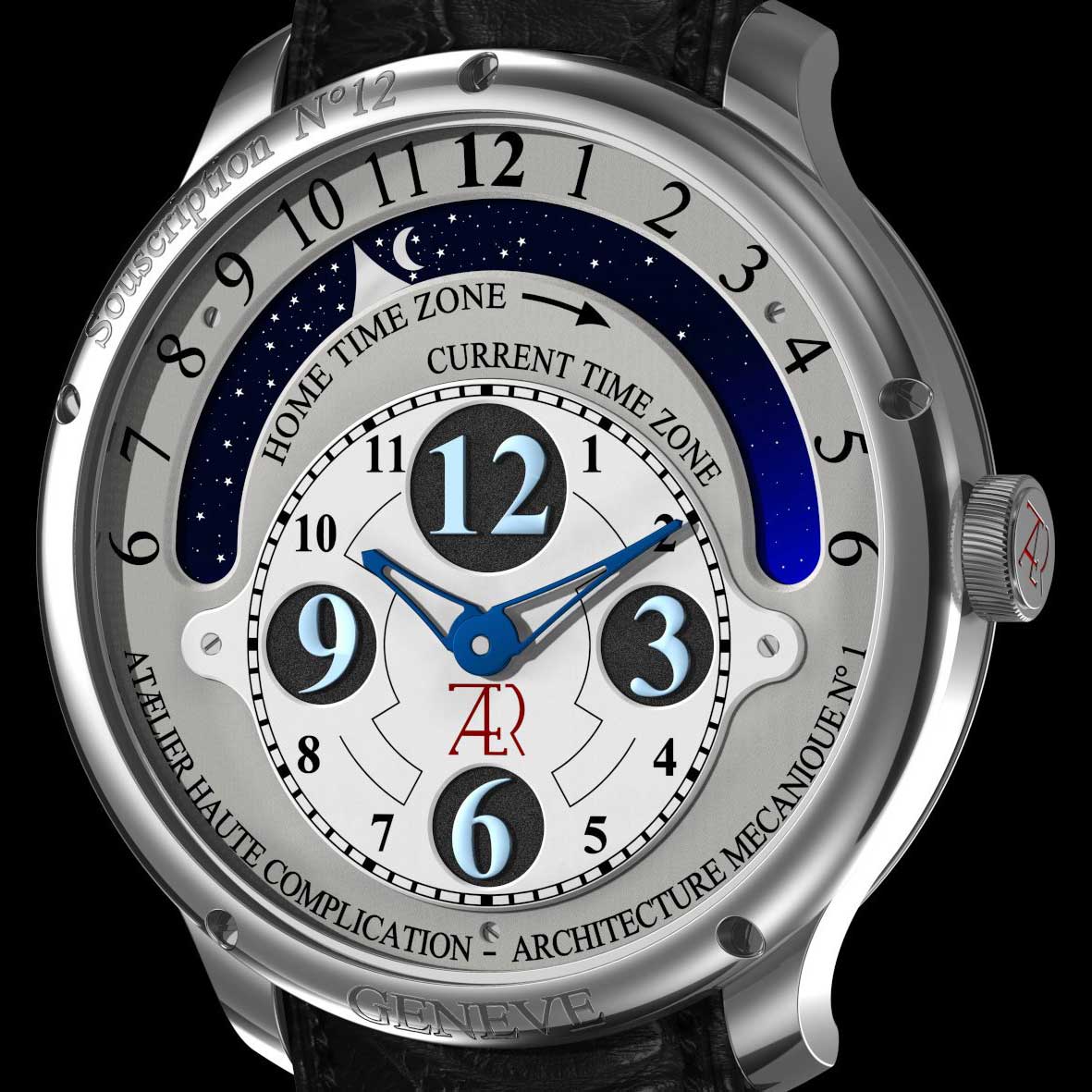 Ataelier Haute Complication: Dual Time (steel, 99 pieces)